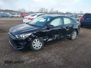 2021 Kia Rio LX with VIN 3KPA24AD3ME430657, listed as a IAAI auction lot 41903102 with 29,473 mi miles and . Bid and sale history available at DreamBid. Image 2.