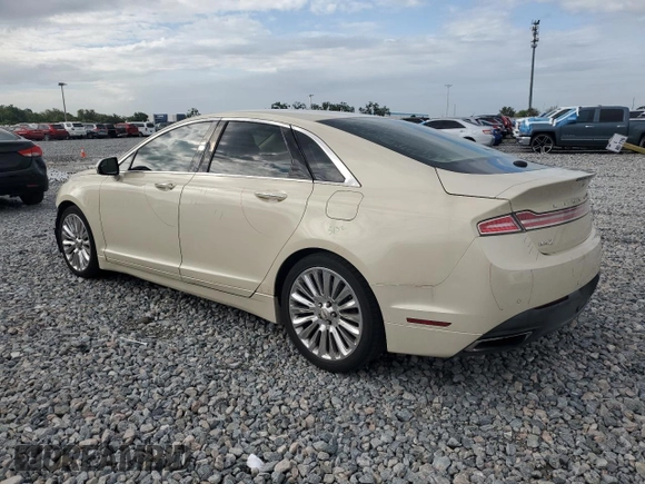 2014 Lincoln MKZ with VIN 3LN6L2J9XER830255, listed as a Copart auction lot 62905455 with 113,286 mi miles and Salvage title. Bid and sale history available at DreamBid. Image 2.