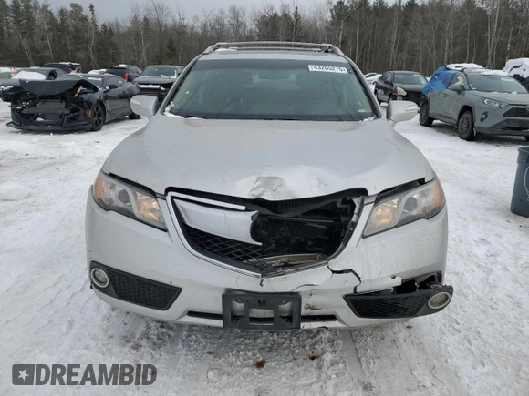 2015 Acura RDX Tech Pkg with VIN 5J8TB4H5XFL804605, listed as a Copart auction lot 43265275 with 150,430 mi miles and Salvage Title. Bid and sale history available at carsss.com. Image 5.