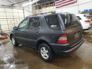 1999 Mercedes-Benz M-Class with VIN 4JGAB54E3XA101177, listed as a Copart auction lot 78703184 with 236,957 mi miles and Salvage Title. Bid and sale history available at carsss.com. Image 2.