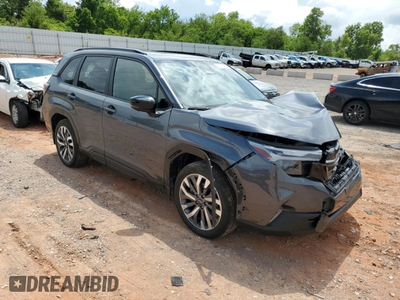 2025 Subaru Forester Touring с VIN JF2SLDTCXSH492278, выставлен на аукционе Copart как лот 59778025 с пробегом 10 447 миль миль и Списание • Salvage title. История ставок и продаж доступна на DreamBid. Изображение 4.