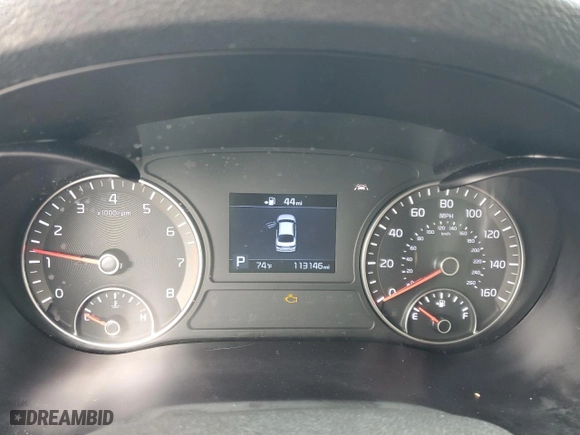 2020 Kia Optima LX with VIN 5XXGT4L37LG432624, listed as a Copart auction lot 46987765 with 113,146 mi miles and Salvage Title. Bid and sale history available at carsss.com. Image 9.