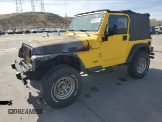 2001 Jeep Wrangler SE with VIN 1J4FA29P01P350783, listed as a Copart auction lot 48204035 with Not provided miles and Salvage title. Bid and sale history available at DreamBid. Image 1.