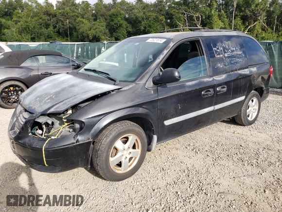 2006 Dodge Caravan SXT with VIN 1D4GP45R46B738943, listed as a Copart auction lot 70921874 with 0 mi miles and Salvage Title. Bid and sale history available at carsss.com. Image 1.