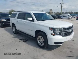 2018 Chevrolet Suburban LT with VIN 1GNSCHKC9JR337230, listed as a IAAI auction lot 41589468 with 90,587 mi miles and . Bid and sale history available at DreamBid. Image 1.