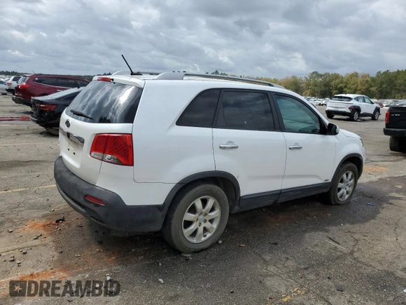 2011 Kia Sorento LX with VIN 5XYKTDA29BG108668, listed as a Copart auction lot 48973155 with 197,756 mi miles and Clean Title. Bid and sale history available at carsss.com. Image 3.