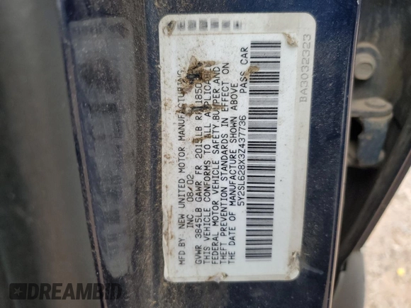 2003 Pontiac Vibe z VIN 5Y2SL628X3Z437736, wystawiony jako Copart lot #55787275 z przebiegiem 299 999 mil mil oraz Szkoda całkowita • Salvage title. Historia ofert i sprzedaży dostępna na DreamBid. Obrazek 13.