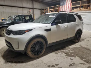 2017 Land Rover Discovery HSE with VIN SALRRBBV1HA034724, listed as a Copart auction lot 45859335 with 136,432 mi miles and Salvage Title. Bid and sale history available at carsss.com. Image 1.