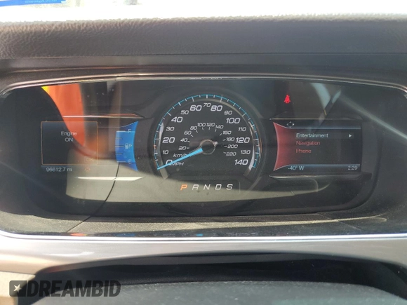 2014 Ford Taurus SEL z VIN 1FAHP2E83EG153033, wystawiony jako Copart lot #55400835 z przebiegiem 96 612 mil mil oraz Szkoda całkowita • Salvage title. Historia ofert i sprzedaży dostępna na DreamBid. Obrazek 9.