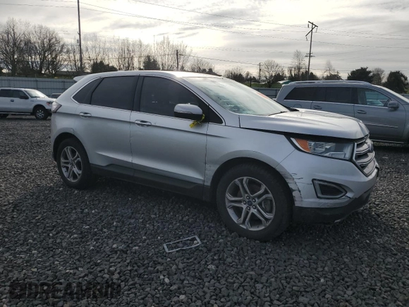 2016 Ford Edge Titanium with VIN 2FMPK4K92GBB06627, listed as a Copart auction lot 47060955 with 161,395 mi miles and Salvage Title. Bid and sale history available at carsss.com. Image 4.