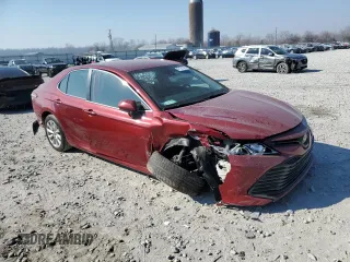 2020 Toyota Camry LE with VIN 4T1C11AK6LU947925, listed as a Copart auction lot 47121015 with 103,598 mi miles and Salvage Title. Bid and sale history available at carsss.com. Image 4.