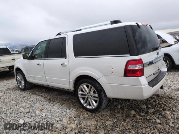 2016 Ford Expedition Max Platinum with VIN 1FMJK1MT5GEF52174, listed as a Copart auction lot 49000355 with 112,451 mi miles and Salvage title. Bid and sale history available at DreamBid. Image 2.
