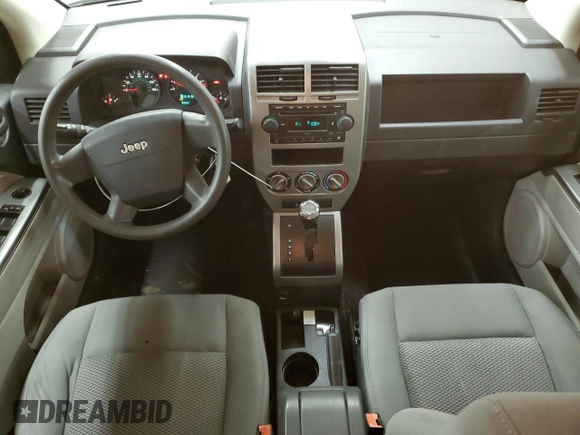 2007 Jeep Compass Sport with VIN 1J8FF47W87D130159, listed as a Copart auction lot 47032565 with 161,236 mi miles and Salvage Title. Bid and sale history available at carsss.com. Image 8.