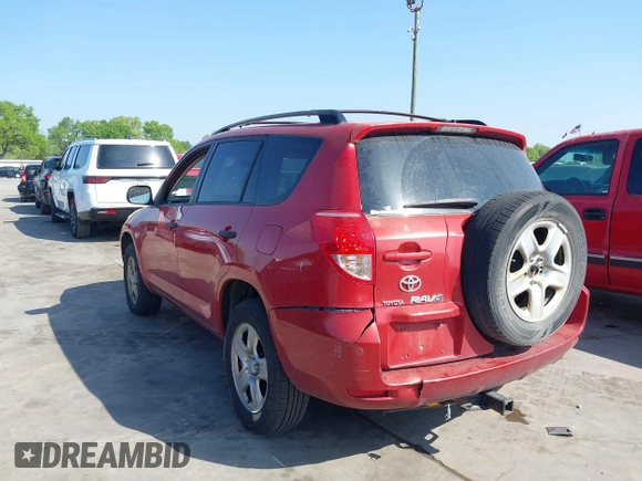 2008 Toyota RAV4 with VIN JTMBK33V785053885, listed as a IAAI auction lot 41857566 with 170,812 mi miles. Bid and sale history available at carsss.com. Image 3.