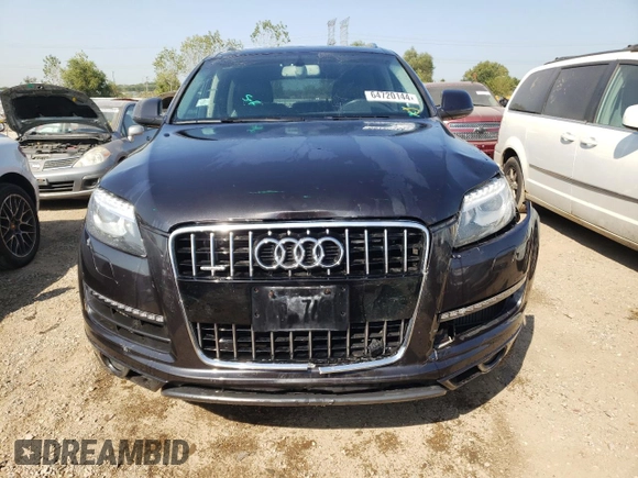 2013 Audi Q7 Premium Plus with VIN WA1LMAFE8DD011475, listed as a Copart auction lot 64720144 with 125,632 mi miles and Salvage title. Bid and sale history available at DreamBid. Image 5.