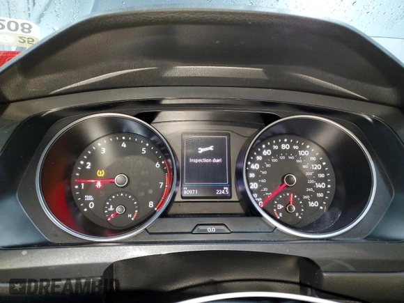 2019 Volkswagen Tiguan S z VIN 3VV0B7AX4KM026679, wystawiony jako Copart lot #49589295 z przebiegiem 80 971 mil mil oraz Szkoda całkowita • Salvage title. Historia ofert i sprzedaży dostępna na DreamBid. Obrazek 9.