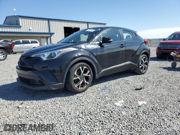 2018 Toyota C-HR XLE with VIN NMTKHMBX6JR054578, listed as a Copart auction lot 52027485 with 82,736 mi miles and Salvage Title. Bid and sale history available at DreamBid. Image 1.