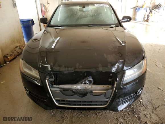 2011 Audi A5 2.0T Premium Plus with VIN WAULFAFR7BA032252, listed as a Copart auction lot 43791215 with NaN miles and Salvage Title. Bid and sale history available at carsss.com. Image 5.