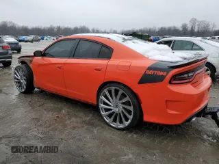 2017 Dodge Charger R/T with VIN 2C3CDXCT7HH588572, listed as a Copart auction lot 85549884 with 159,443 mi miles and Salvage Title. Bid and sale history available at DreamBid. Image 2.