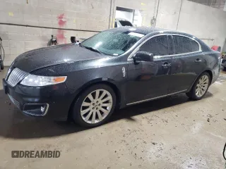 2011 Lincoln MKS EcoBoost with VIN 1LNHL9FT2BG609077, listed as a Copart auction lot 59341025 with 184,591 mi miles and Salvage title. Bid and sale history available at DreamBid. Image 1.