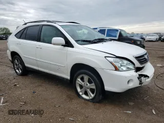 2006 Lexus RX 400h with VIN JTJHW31U760017663, listed as a Copart auction lot 58239885 with 195,120 mi miles and Salvage title. Bid and sale history available at DreamBid. Image 4.