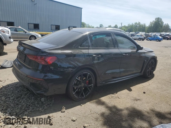 2024 Audi RS 3 z VIN WUAG4DGY5RA900327, wystawiony jako Copart lot #54953264 z przebiegiem Nie podano mil oraz Szkody całkowita. Historia ofert i sprzedaży dostępna na DreamBid. Obrazek 3.