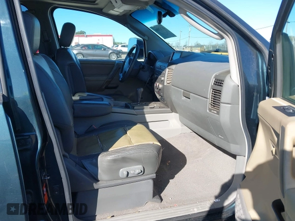 2004 Nissan Titan LE with VIN 1N6AA07A74N568235, listed as a IAAI auction lot 41713080 with 187,318 mi miles and . Bid and sale history available at DreamBid. Image 5.