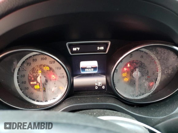 2016 Mercedes-Benz CLA 250 with VIN WDDSJ4EB3GN303266, listed as a Copart auction lot 47376943 with 95,323 mi miles and . Bid and sale history available at DreamBid. Image 9.