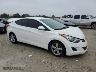 2013 Hyundai Elantra Limited PZEV with VIN 5NPDH4AE0DH303977, listed as a Copart auction lot 53994675 with 150,000 mi miles and Clean Title. Bid and sale history available at carsss.com. Image 4.