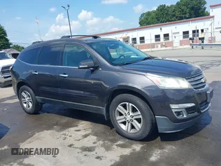 2015 Chevrolet Traverse LT with VIN 1GNKVHKD1FJ352801, listed as a IAAI auction lot 42603454 with 110,991 mi miles and . Bid and sale history available at DreamBid. Image 13.