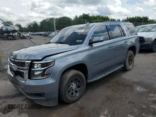 2018 Chevrolet Tahoe LT with VIN 1GNSKBKC2JR164389, listed as a Copart auction lot 60201045 with 92,312 mi miles and Salvage title. Bid and sale history available at DreamBid. Image 1.