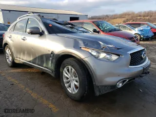 2017 Infiniti QX70 with VIN JN8CS1MW9HM415774, listed as a Copart auction lot 73094222 with 0 mi miles. Bid and sale history available at carsss.com. Image 4.