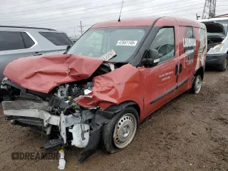 2021 Ram ProMaster City Cargo Tradesman with VIN ZFBHRFAB6M6V30331, listed as a Copart auction lot 47641145 with 42,047 mi miles and Salvage Title. Bid and sale history available at carsss.com. Image 1.