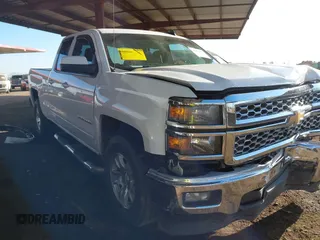 2015 Chevrolet Silverado 1500 LT with VIN 1GCRCRECXFZ393967, listed as a IAAI auction lot 41435914 with 136,697 mi miles. Bid and sale history available at carsss.com. Image 1.