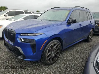 2023 BMW X7 M60i z VIN 5UX33EM06P9R12972, wystawiony jako Copart lot #73882274 z przebiegiem Nie podano mil oraz Nie do naprawy. Historia ofert i sprzedaży dostępna na DreamBid. Obrazek 1.