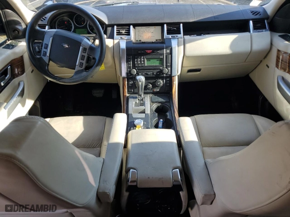 2009 Land Rover Range Rover Sport SC with VIN SALSH23479A212972, listed as a Copart auction lot 82089474 with 177,587 mi miles and Salvage Title. Bid and sale history available at carsss.com. Image 8.