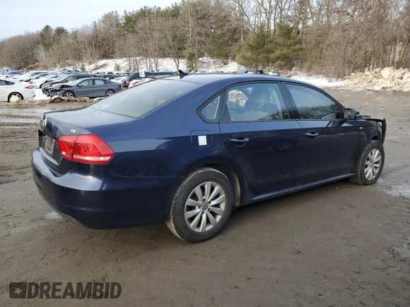 2014 Volkswagen Passat Wolfsburg Edition z VIN 1VWAT7A39EC109203, wystawiony jako Copart lot #46023835 z przebiegiem 87 197 mil mil oraz Czysty tytuł • Clean title. Historia ofert i sprzedaży dostępna na DreamBid. Obrazek 3.