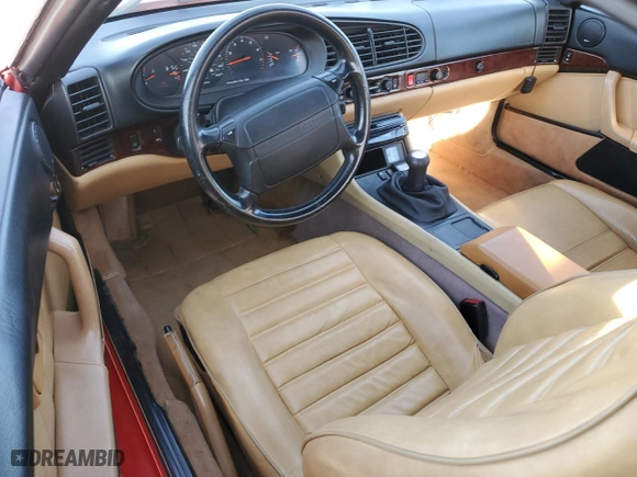 1992 Porsche 968 with VIN WP0CA2968NS840424, listed as a Copart auction lot 83043944 with NaN miles and Clean Title. Bid and sale history available at carsss.com. Image 8.