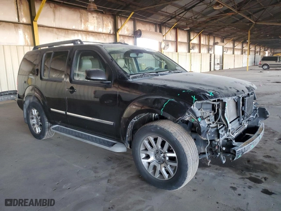 2012 Nissan Pathfinder S with VIN 5N1AR1NB3CC614842, listed as a Copart auction lot 83540014 with 138,145 mi miles and Salvage Title. Bid and sale history available at carsss.com. Image 4.