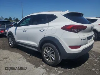 2018 Hyundai Tucson SEL z VIN KM8J33A43JU627313, wystawiony jako Copart lot #53834185 z przebiegiem 176 695 mil mil oraz Szkoda całkowita • Salvage title. Historia ofert i sprzedaży dostępna na DreamBid. Obrazek 2.