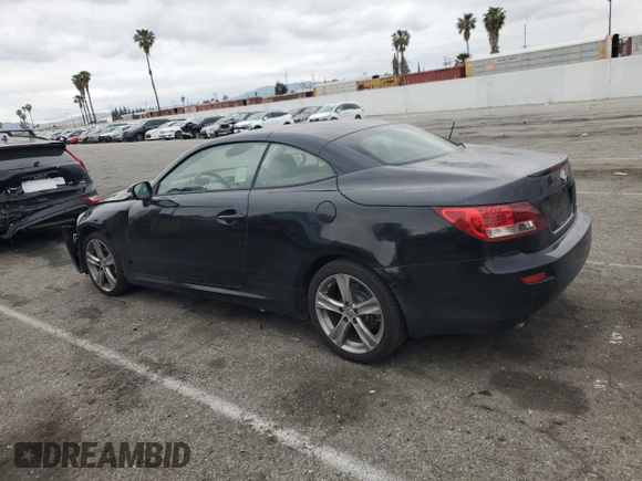 2014 Lexus IS 250 C with VIN JTHFF2C2XE2531606, listed as a Copart auction lot 53739245 with 161,636 mi miles and Salvage Title. Bid and sale history available at DreamBid. Image 2.