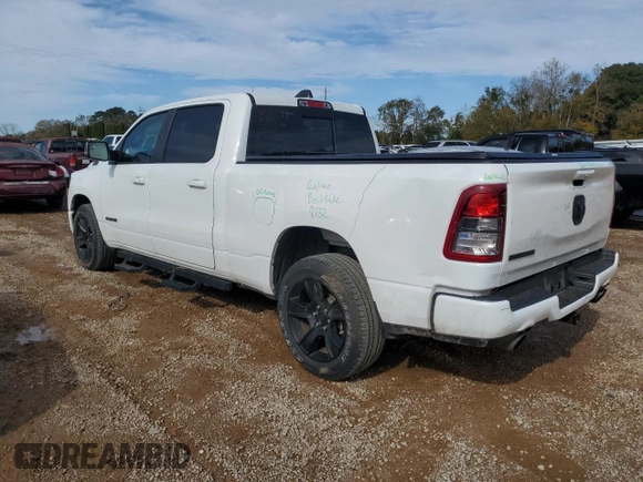 2022 Ram 1500 Big Horn with VIN 1C6RREMTXNN382389, listed as a Copart auction lot 89004415 with 28,697 mi miles and Salvage Title. Bid and sale history available at carsss.com. Image 2.