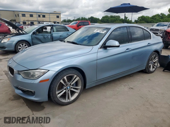 2015 BMW 3 Series 328i with VIN WBA3A5C51FF453710, listed as a Copart auction lot 58713295 with 186,395 mi miles and Salvage title. Bid and sale history available at DreamBid. Image 1.