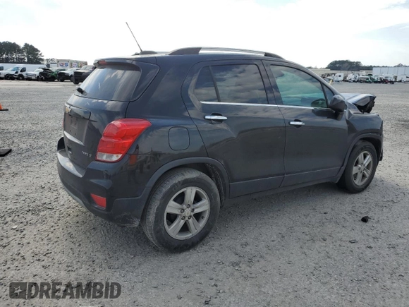 2020 Chevrolet Trax LT with VIN KL7CJLSB8LB025440, listed as a Copart auction lot 46864515 with 74,883 mi miles and Salvage title. Bid and sale history available at DreamBid. Image 3.