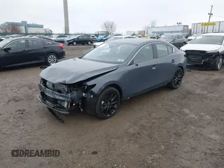 2025 Mazda 3 S Carbon Edition with VIN JM1BPBCM4S1760993, listed as a IAAI auction lot 41446098 with 102 mi miles and . Bid and sale history available at DreamBid. Image 18.