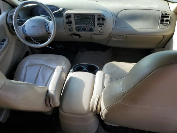 2001 Ford F-150 XL with VIN 1FTRX18L01NA29591, listed as a Copart auction lot 50591035 with 250,345 mi miles and Salvage Title. Bid and sale history available at carsss.com. Image 8.