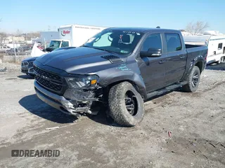 2022 Ram 1500 Big Horn with VIN 1C6SRFFTXNN236241, listed as a IAAI auction lot 41815333 with 37,813 mi miles. Bid and sale history available at carsss.com. Image 17.