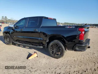 2022 Chevrolet Silverado 1500 Custom with VIN 1GCPDBEK9NZ524775, listed as a Copart auction lot 48331245 with 23,819 mi miles and Salvage Title. Bid and sale history available at carsss.com. Image 2.