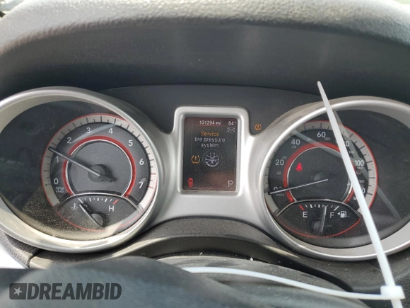 2013 Dodge Journey SXT with VIN 3C4PDCBG2DT547214, listed as a Copart auction lot 60210215 with 151,294 mi miles and Salvage title. Bid and sale history available at DreamBid. Image 9.