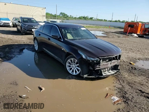 2021 Cadillac CT5 Luxury with VIN 1G6DW5RK7M0115110, listed as a Copart auction lot 51435825 with 63,024 mi miles and Salvage title. Bid and sale history available at DreamBid. Image 10.